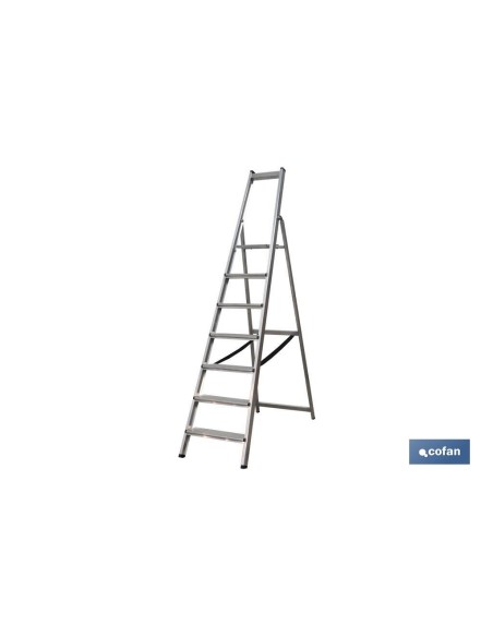 ESCALERA ALUMINIO SOLDADA 8 PELDAÑOS - REFORZADA