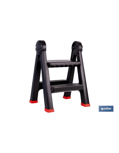 TABURETE ESCALERA 2 PELDAÑOS 470 X 435 X 630 MM