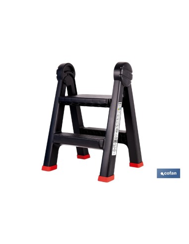 TABURETE ESCALERA 2 PELDAÑOS 470 X 435 X 630 MM