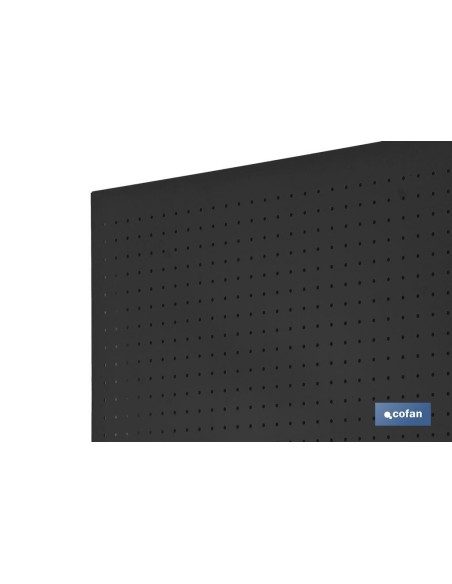 PANEL DE HERRAMIENTAS ANTRACITA CON 8 GANCHOS L-900 MM