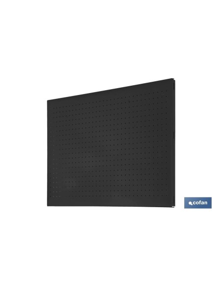 PANEL DE HERRAMIENTAS ANTRACITA CON 8 GANCHOS L-1200 MM