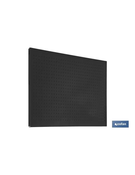 PANEL DE HERRAMIENTAS ANTRACITA CON 8 GANCHOS L-1200 MM