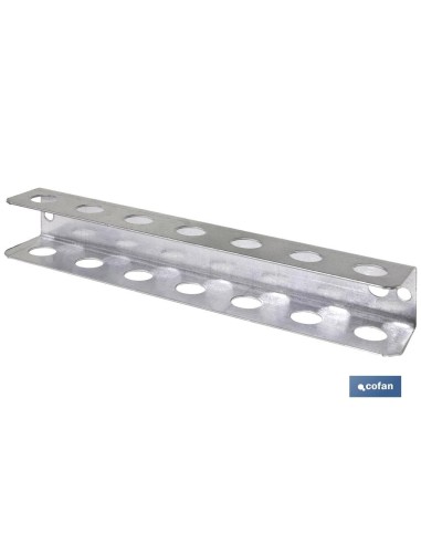 SOPORTE DESTORNILLADORES GALVANIZADO PARA PANEL DE HERRAMIENTAS L-220 MM