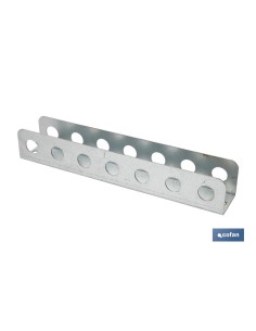 SOPORTE DESTORNILLADORES GALVANIZADO PARA PANEL DE HERRAMIENTAS L-220 MM 2