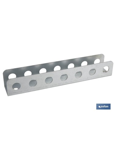 SOPORTE DESTORNILLADORES GALVANIZADO PARA PANEL DE HERRAMIENTAS L-220 MM