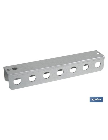 SOPORTE DESTORNILLADORES GALVANIZADO PARA PANEL DE HERRAMIENTAS L-220 MM
