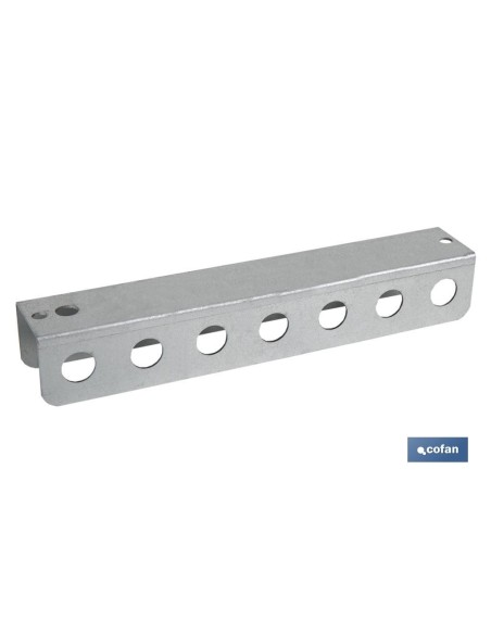 SOPORTE DESTORNILLADORES GALVANIZADO PARA PANEL DE HERRAMIENTAS L-220 MM