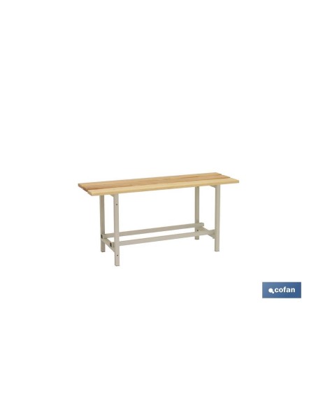 BANCO DE VESTUARIO MADERA L-1000 MM