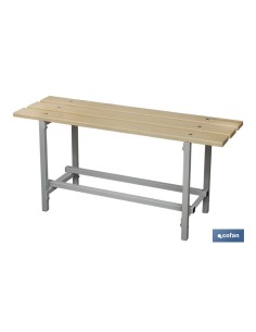BANCO DE VESTUARIO MADERA L-1000 MM 2