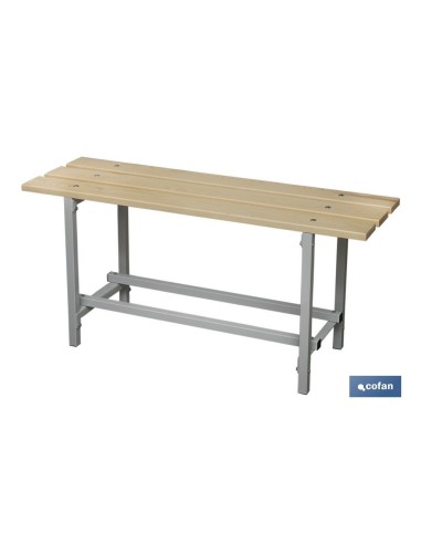 BANCO DE VESTUARIO MADERA L-1000 MM