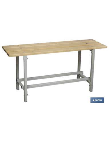 BANCO DE VESTUARIO MADERA L-1000 MM