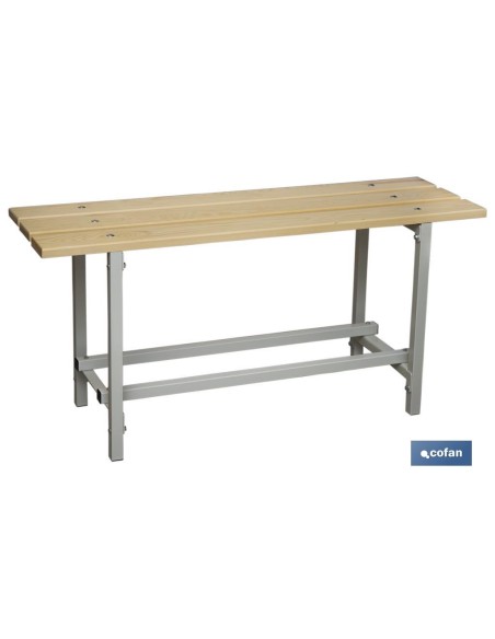 BANCO DE VESTUARIO MADERA L-1000 MM