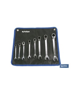 SET 8 LLAVES DE CARRACA MIXTA