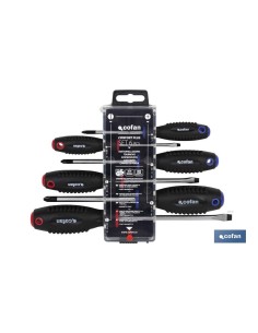 DISPLAY DESTORNILLADORES PLANO-PHILLIPS 6 PCS.