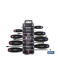 DISPLAY DESTORNILLADORES PLANO-PHILLIPS 8 PCS.