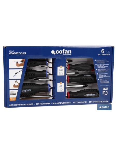 SET DESTORNILLADORES 6 PCS. SERIE 6000