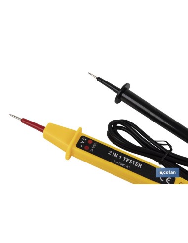 MEDIDOR DE TENSION 2 EN 1 DE 3-400 V