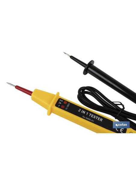 MEDIDOR DE TENSION 2 EN 1 DE 3-400 V