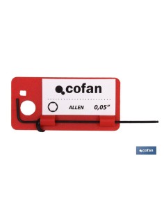 LLAVE ALLEN PULGADAS M- 1/16