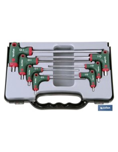 SET DESTORNILLADOR T 7 PCS HEXAG.