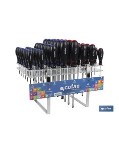 EXPOSITOR DESTORNILLADORES 48 PCS.