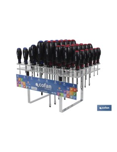 EXPOSITOR DESTORNILLADORES 48 PCS. 2