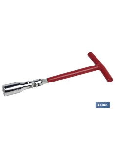 LLAVE DE BUJIA ARTICULADA 16x240mm-(5/8)