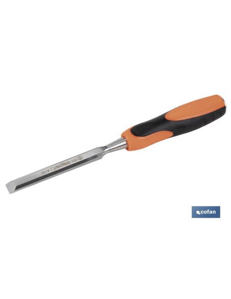 FORMÓN CON MANGO BIMATERIAL ANCHO DE CORTE 14 MM