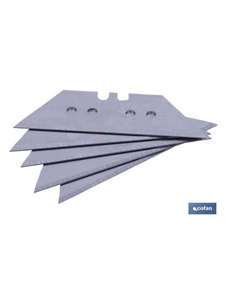 PACK 5 CUCHILLAS TRAPEZOIDALES 60MM