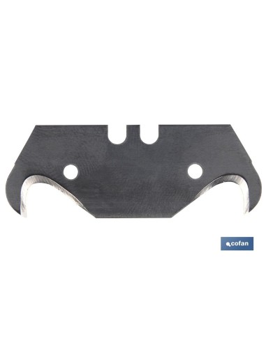 PACK 5 CUCHILLAS TIPO GANCHO CUTTER ZAMAK