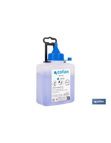 FRASCO DE POLVO AZUL 250 GRS