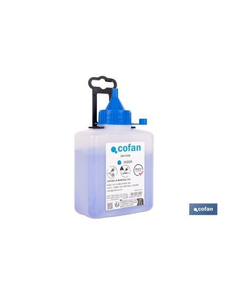 FRASCO DE POLVO AZUL 250 GRS