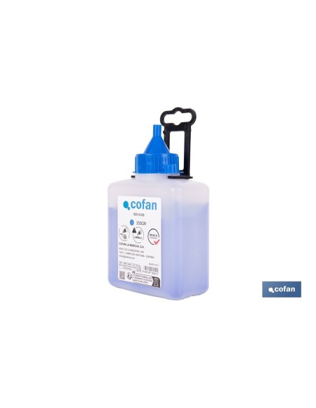 FRASCO DE POLVO AZUL 250 GRS