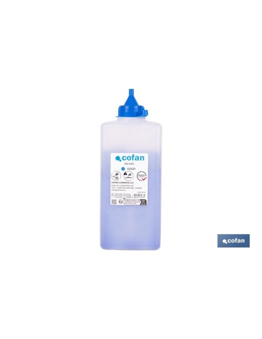 FRASCO DE POLVO AZUL 500 GRS