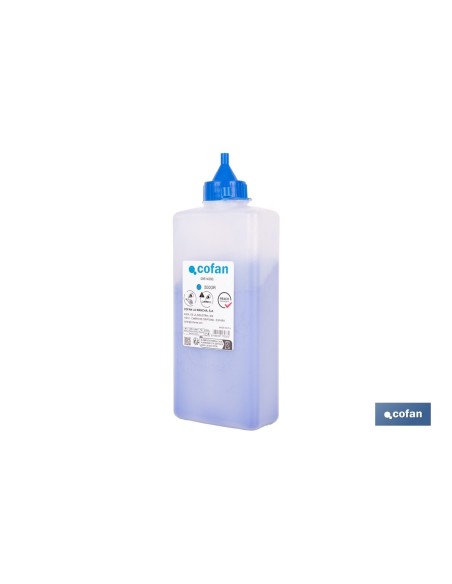 FRASCO DE POLVO AZUL 500 GRS