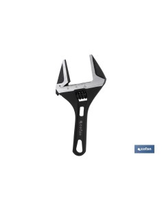 LLAVE AJUSTABLE GRAN APERTURA 6 CORTA