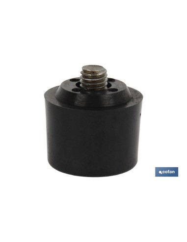 CABEZAL MARTILLO DE NYLON BLANCO Ø45 MM