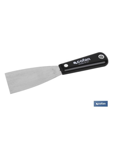 ESPATULA INOX CON MANGO ABS 80MM
