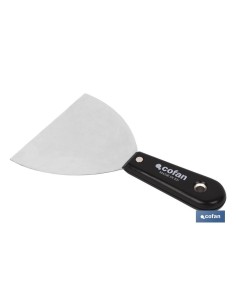 ESPATULA INOX CON MANGO ABS 100MM 2