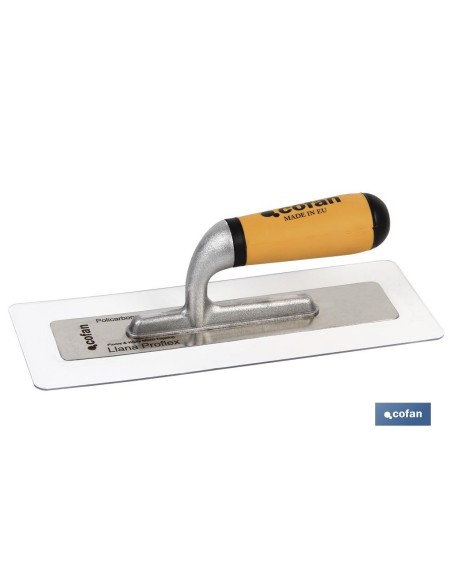 LLANA PROFLEX POLICARBONATO ACERO INOX + ALUMINIO MANGO BI-COMPONENTE 280X115X1,5