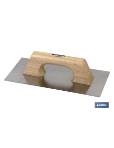 LLANA LISA INOX MANGO MADERA 300X150X0,6 2