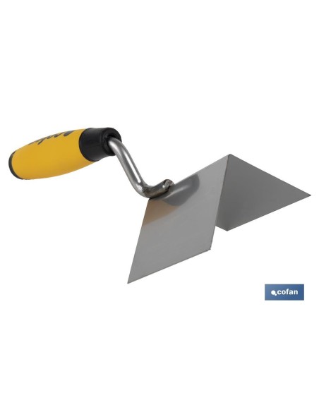 LLANA INOX PARA ESQUINAS EXTERIORES MANGO BI-COMPONENTE 80X60