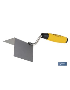 LLANA INOX PARA ESQUINAS EXTERIORES MANGO BI-COMPONENTE 80X60 2