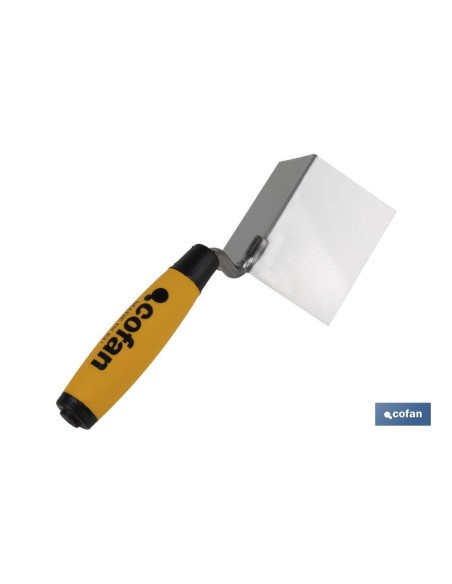 LLANA INOX PARA ESQUINAS EXTERIORES MANGO BI-COMPONENTE 80X60