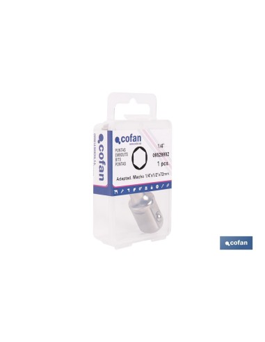 ADAPTADOR PORTA VASOS 1/2 X 72 MM