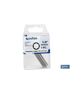 ADAPTADOR PUNTAS DESTORN. 1/4x11x75 2