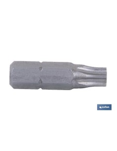 PUNTA DE DESTORNILLADOR TORX INVIOLABLE T-10 VENTA UNITARIA