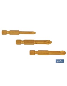 SURTIDO PUNTAS TIN 1/4 PZ-1-2-3 X 50