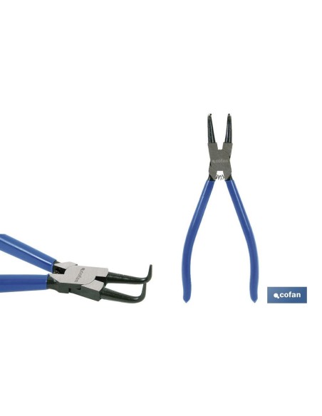 ALICATES CIRCLIP INTERIOR CURVO M-225 MM