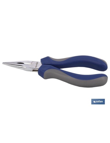 ALICATES PUNTA C/MUELLE 6''